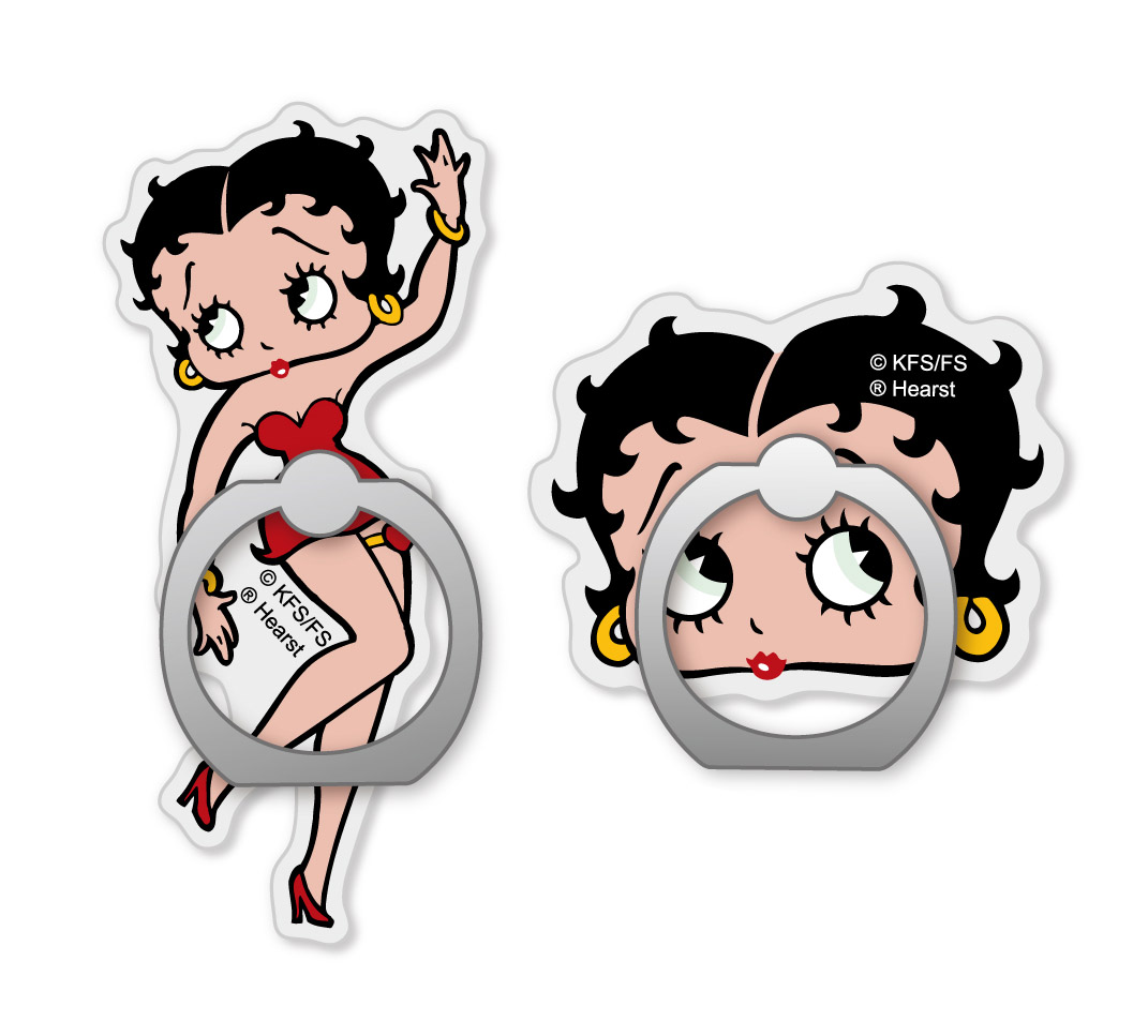 Betty Boopのダイカットスマホリング Copyrights Asia