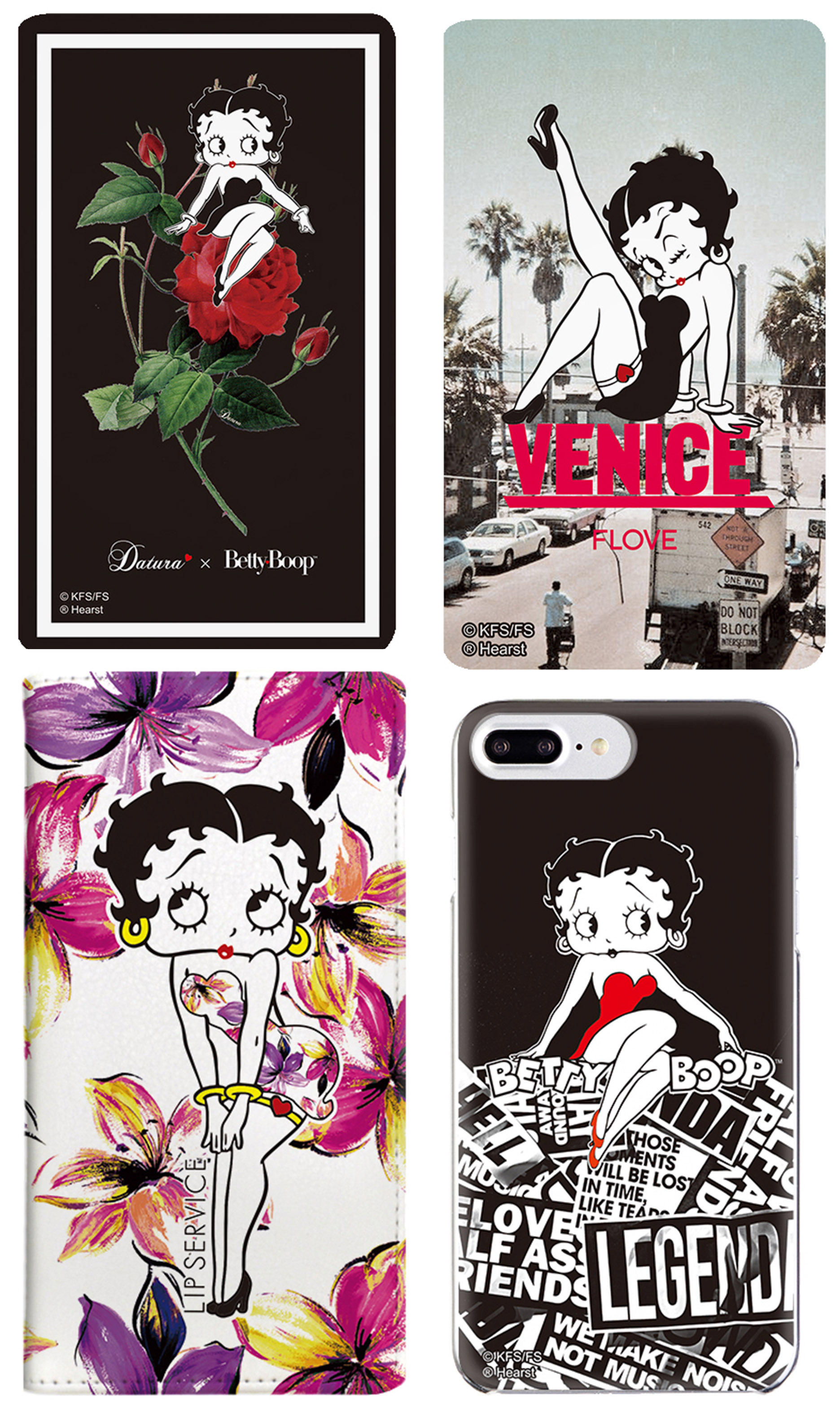 Betty Boopとコラボレーションデザインのスマホアクセサリー Copyrights Asia