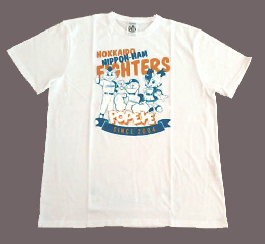 Popeyeと日本ハムファイターズのコラボtシャツがまもなく発売 Copyrights Asia