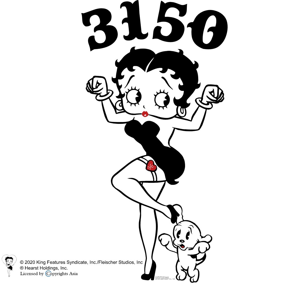Betty Boop が4649亀とコラボ Copyrights Asia